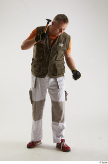 Agustin Wilkerson Carpenter Pose with Hammer standing whole body 0008.jpg